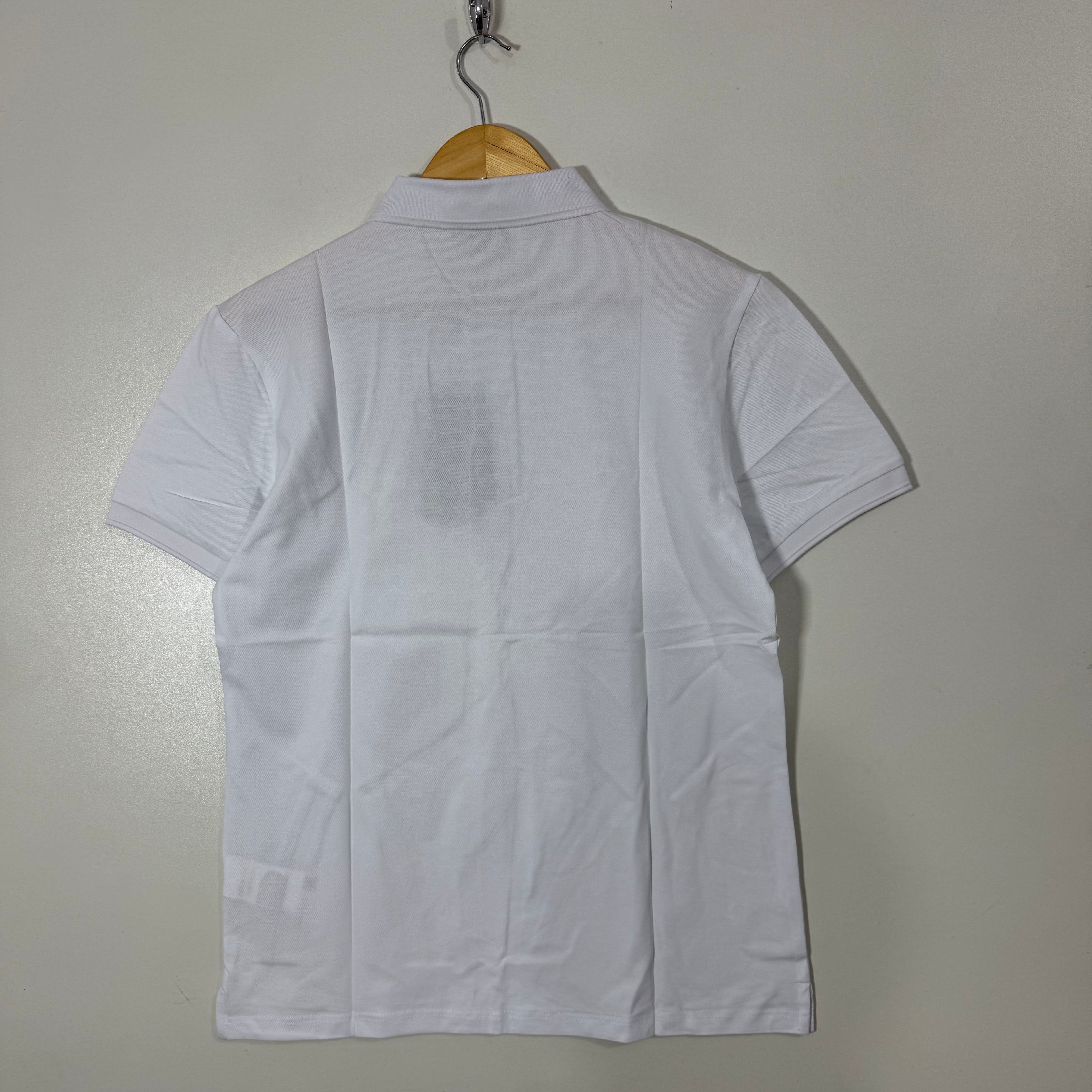 BOSS GREEN LOGO COTTON POLO TSHIRT WHITE COLOUR