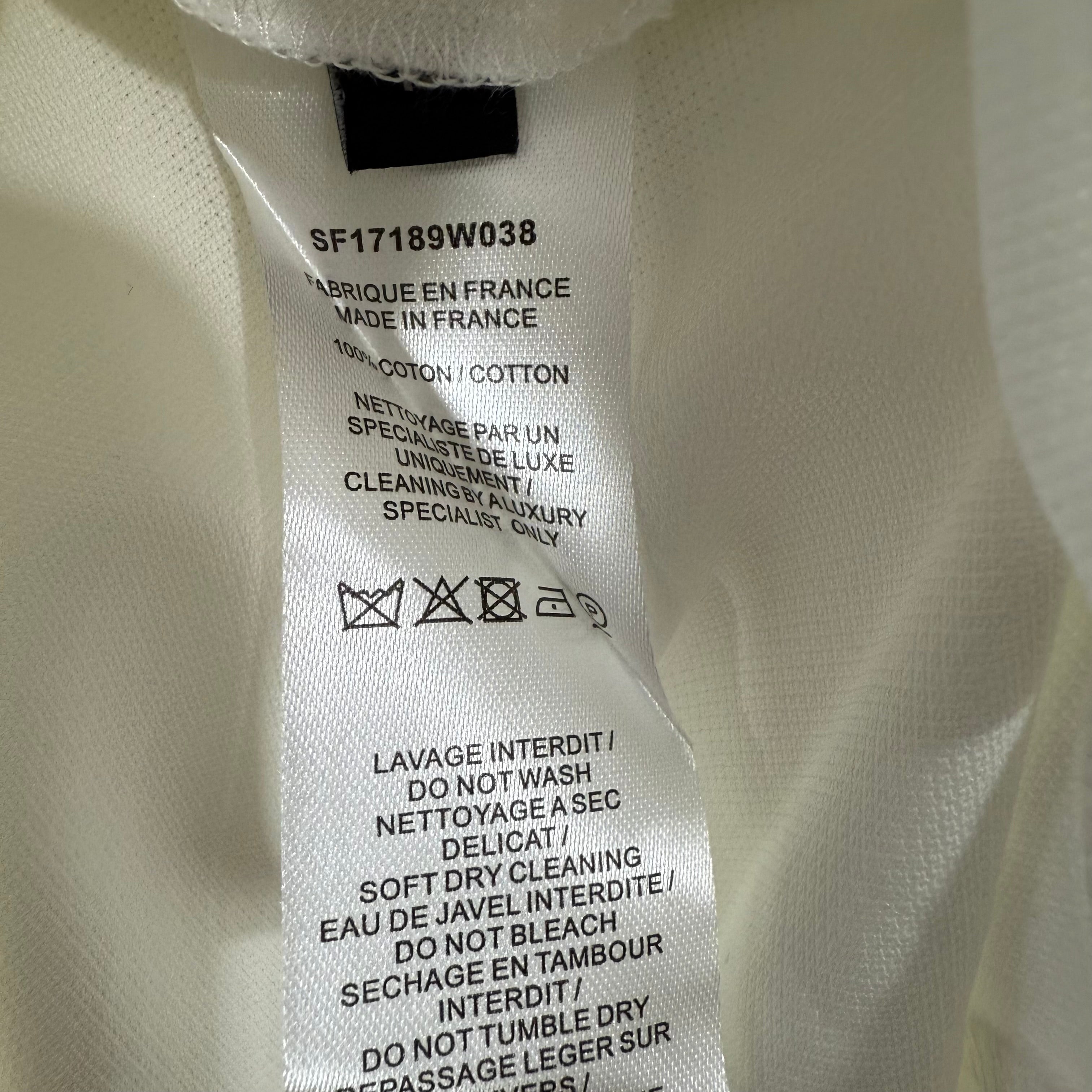 BALMAIN PARIS COTTON POLO TSHIRT WHITE