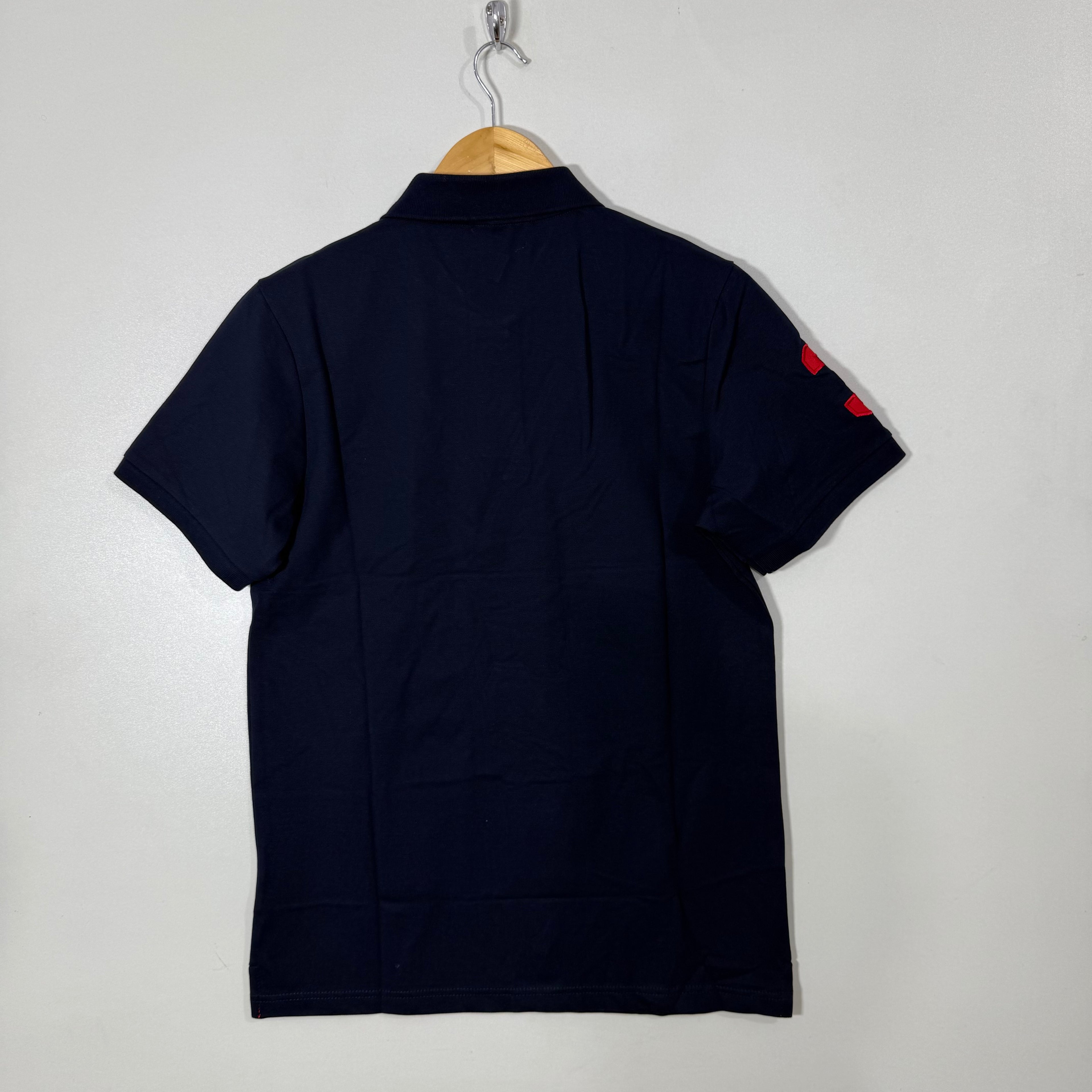 RALPH LAUREN POLO HORSE MEN EMBROIDERY POLO LOGO PIQUE COTTON POLO TSHIRT NAVY BLUE COLOUR