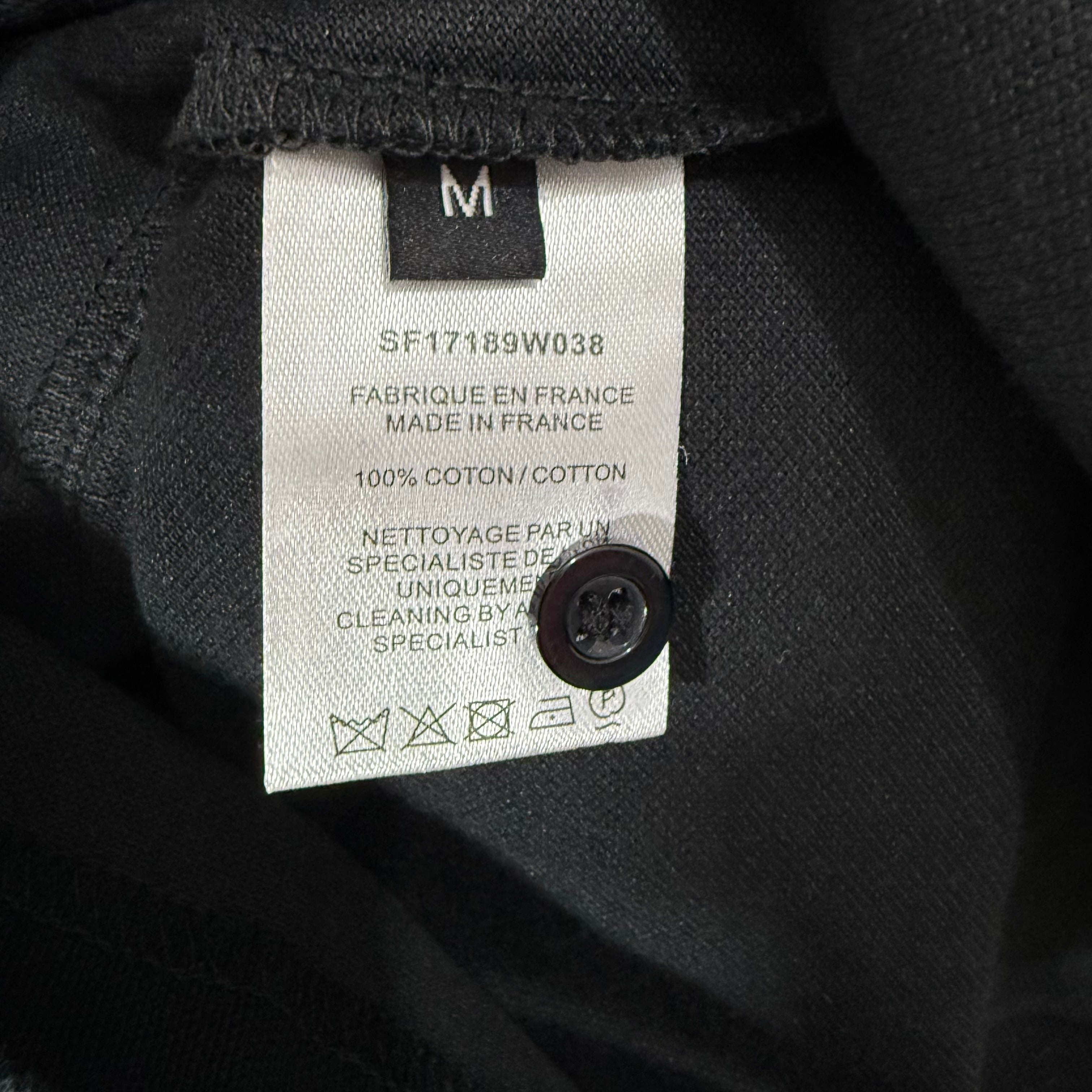 BALMAIN PARIS COTTON POLO TSHIRT BLACK